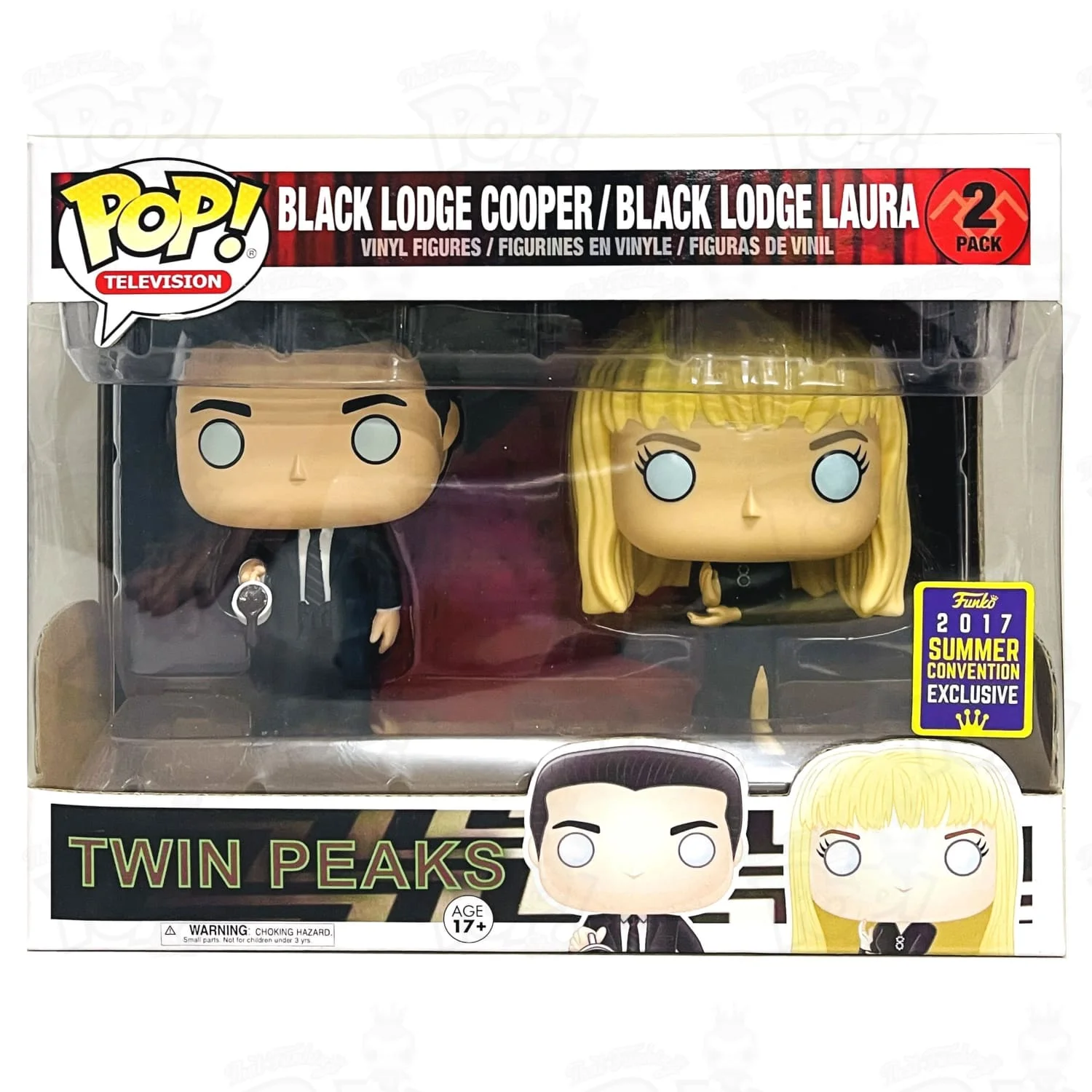 Figurka Funko POP! Twin Peaks Black Lodge Cooper / Black Lodge Laura - 2 Pack (2017 ) SDCC