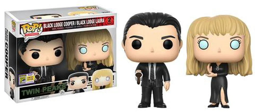 Funko POP! Twin Peaks Black Lodge Cooper / Black Lodge Laura - 2 Pack (2017 SDCC) (SDCC) *Na zamówienie