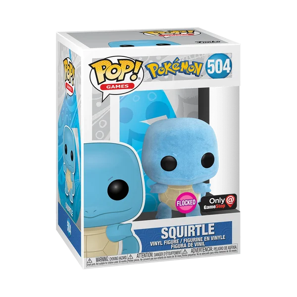 Funko POP! Pokémon GSB: Pokemon- Squirtle(FL) 504 (Flocked) *Na zamówienie