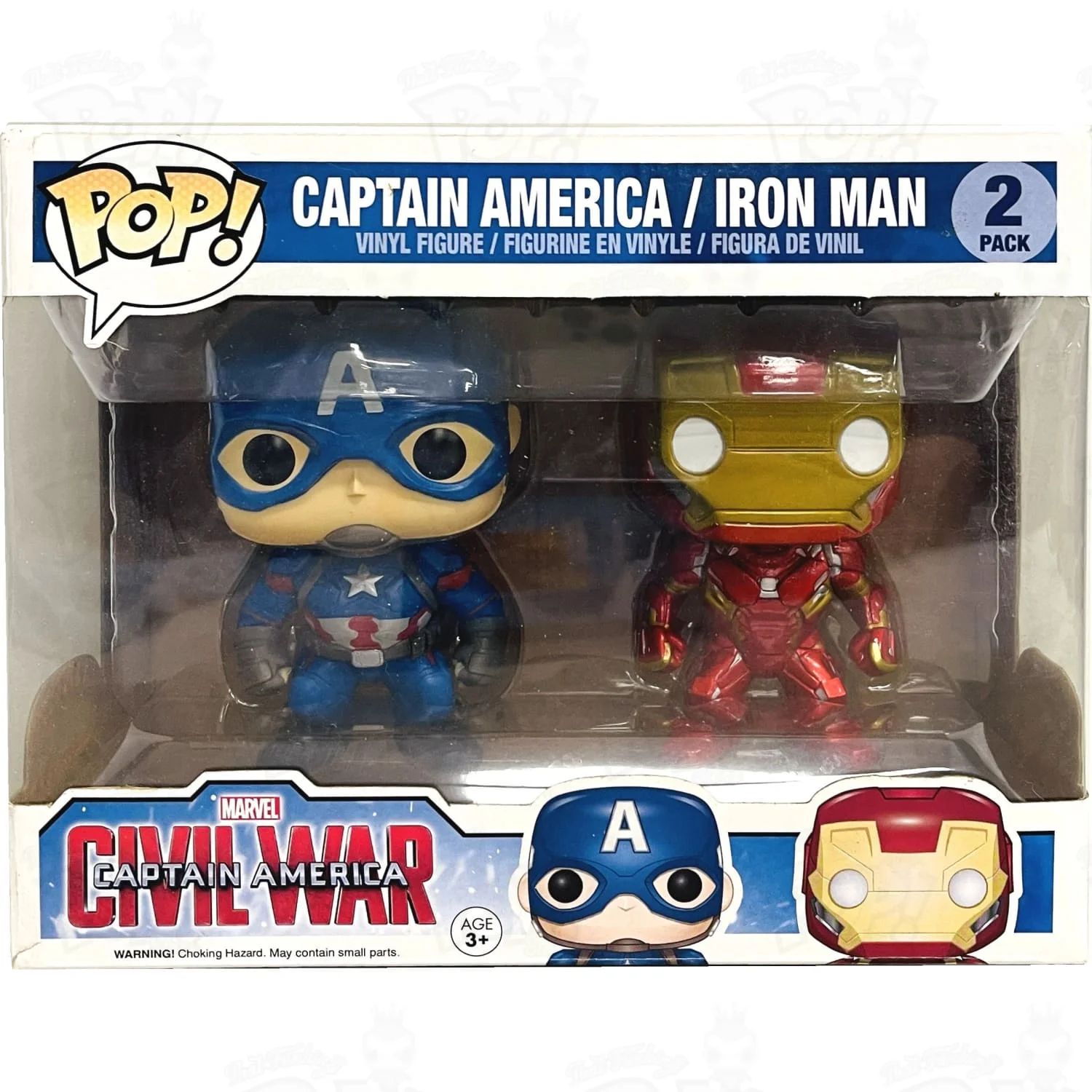 Figurka Funko POP! Captain America Civil War - Captain America/ Iron Man (Fye) [2-Pack]