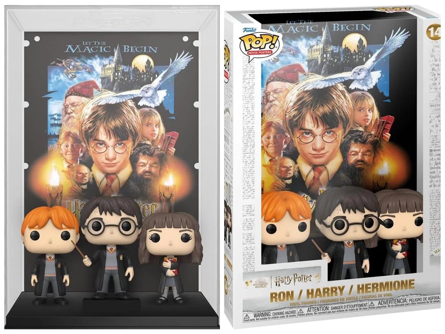 Figurka Funko POP! Harry Potter and the Philosopher's Stone - Ron, Harry & Hermione #14