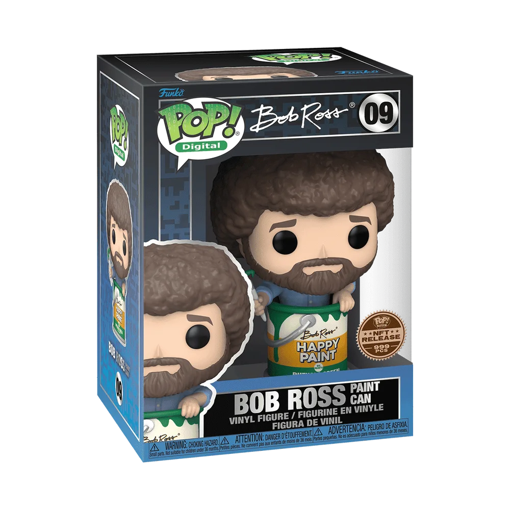Funko POP! Bob Ross Bob Ross and Paint Can (Digital Pop! Release) 20 (Exclusive) *Na zamówienie