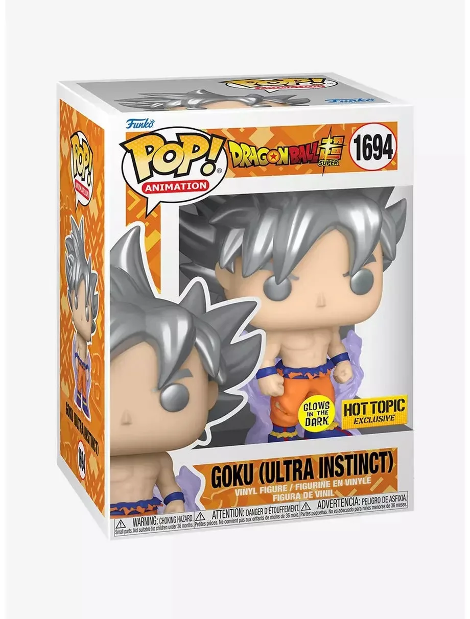 Figurka Funko Pop! Animation: Dragon Ball Super - Goku [Ultra Instinct] (Gitd)(Hot Topic) #1694* Na zamówienie