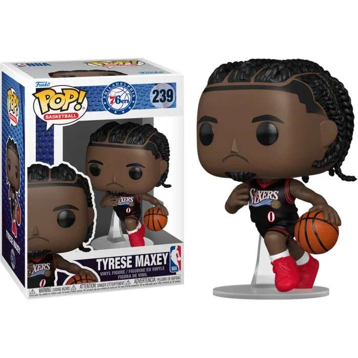 Funko POP! NBA Basketball - Tyrese Maxey (Black Statement Jersey) Philadelphia 76ers #239