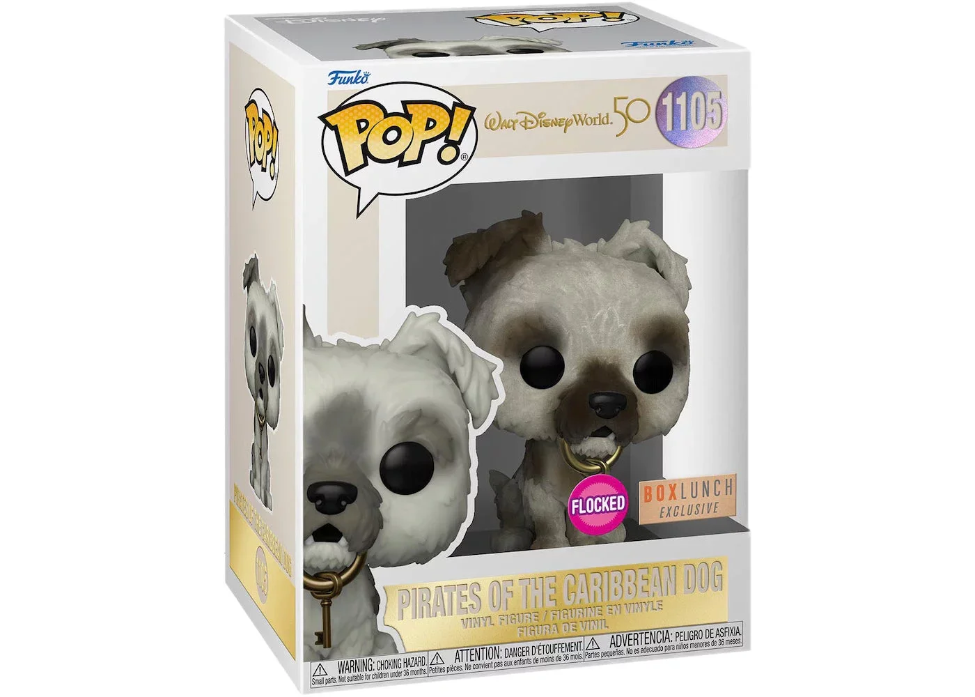 Figurka Funko POP Disney World: 50th Anniversary - Pirates Of The Caribbean Dog Flocked 1105 Boxlunch exclusive *Na zamówienie