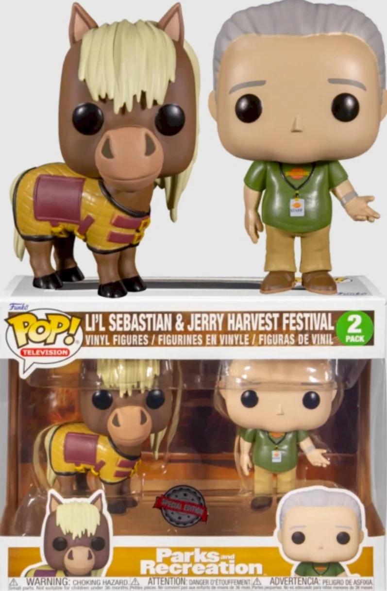 Figurka Funko POP Parks and Recreation: Jerry & Lil Sebastian 2 -pack