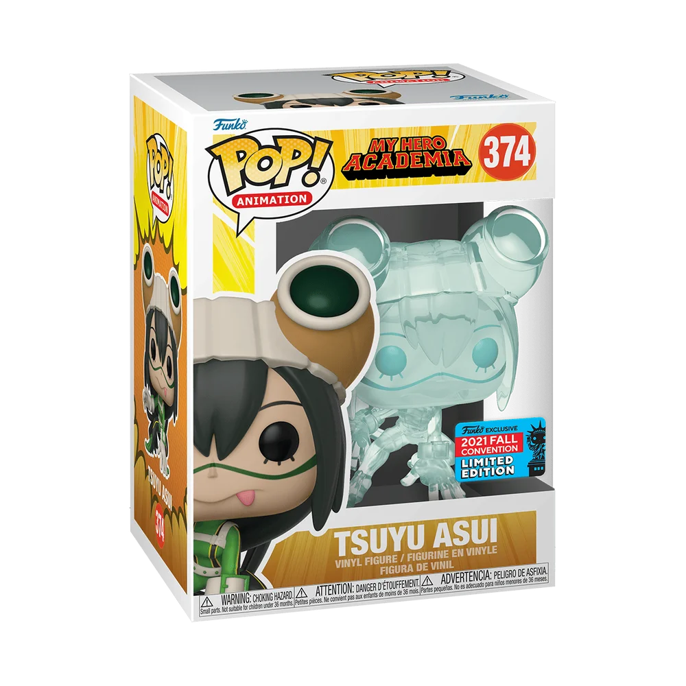 Funko POP! My Hero Academia Tsuyu Asui (Clear) - My Hero Academia 374 (Exclusive) *Na zamówienie