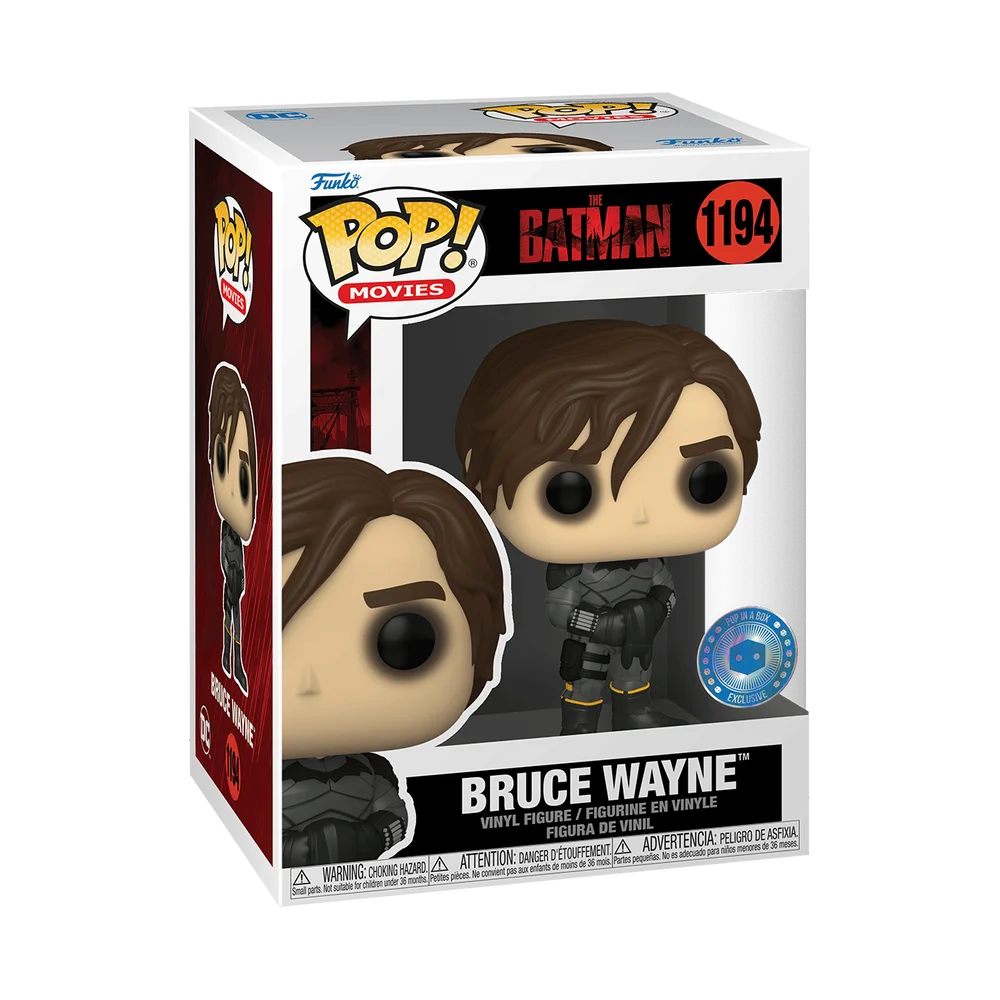Funko POP! DC Comics Movies: The Batman- Bruce Wayne (No Mask) 1194 (Exclusive) *Na zamówienie
