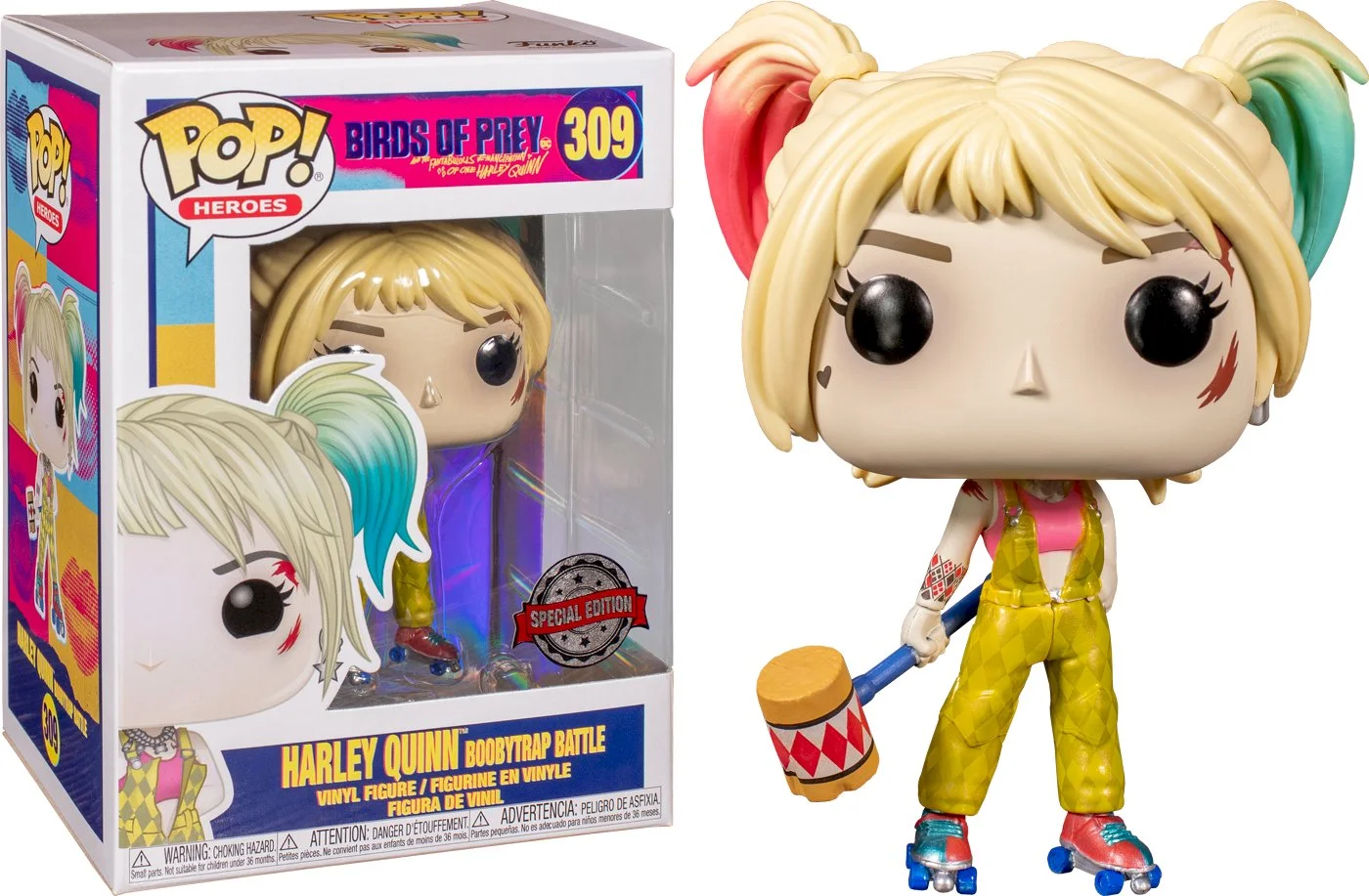 Figurka Birds of Prey  Funko POP! Harley Quinn Boobytrap Battle 309 *Na zamówienie – zdjęcie 3