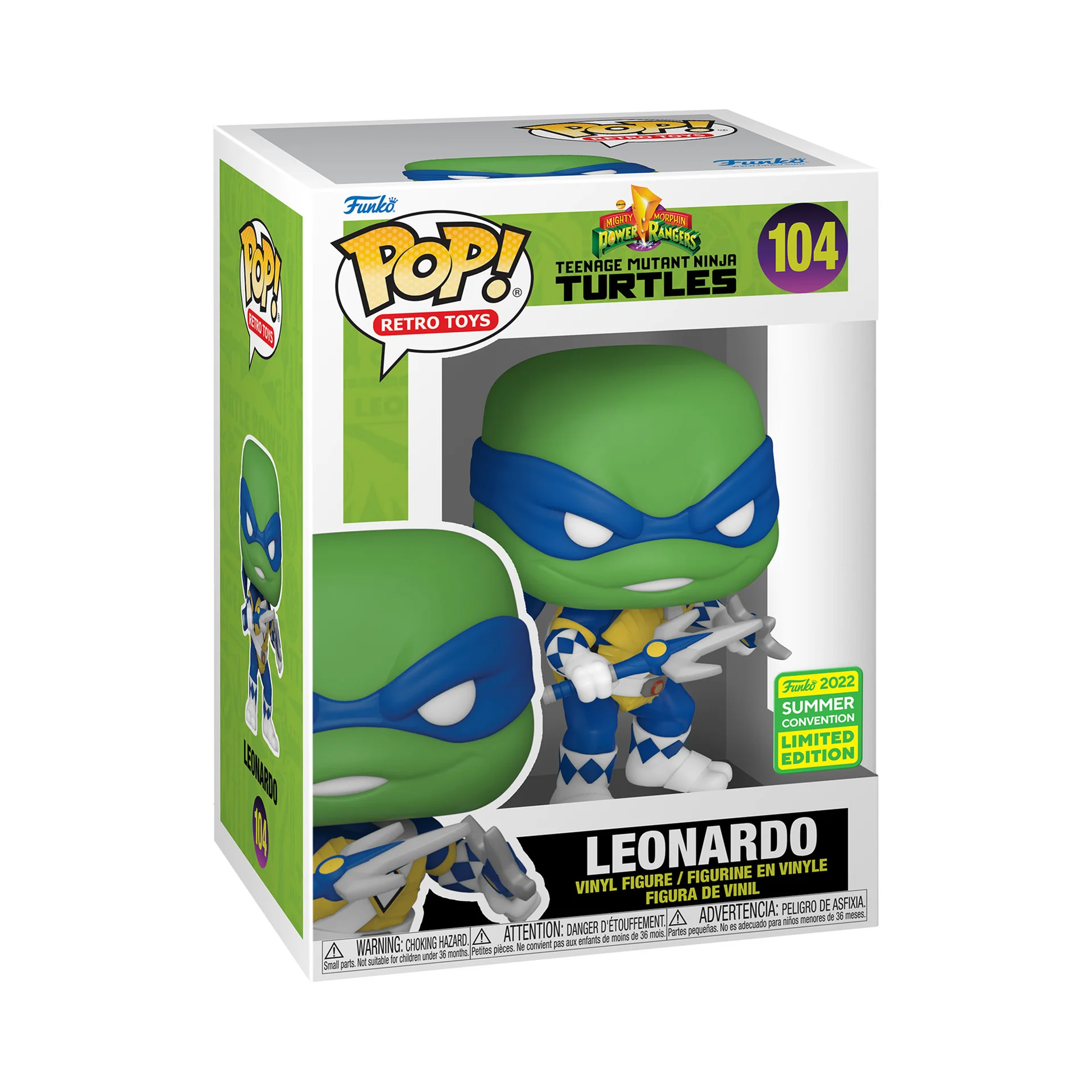 Figurka Funko POP Teenage Mutant Ninja Turtles: Leonardo 104 SDCC 2022 Exc