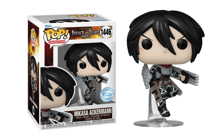 Figurka Funko POP! Attack on Titan Mikasa Ackerman 1446 Metallic Exclusive *Na zamówienie