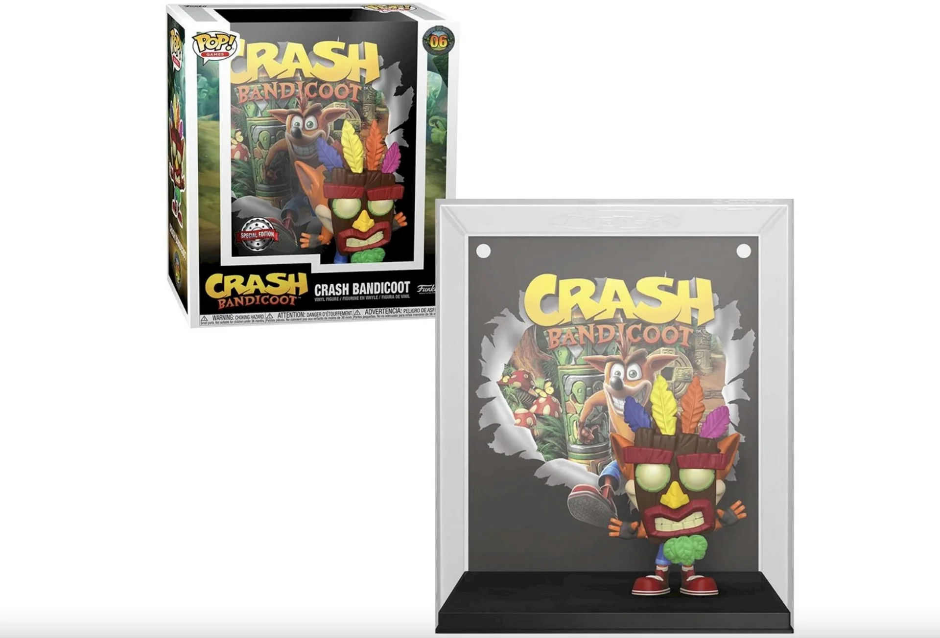 Figurka Funko POP Game Cover: Crash Bandicoot 06 Exc (Pęknięty case i brak nalepki)