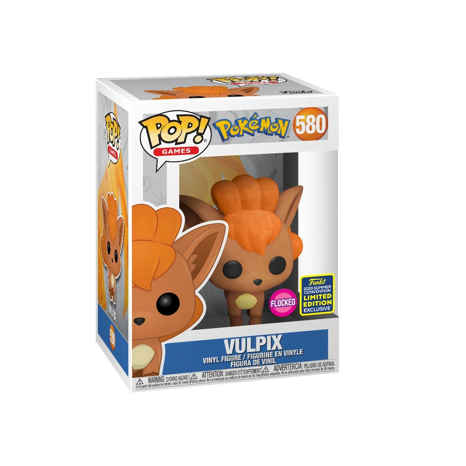 Figurka Pokemon Funko POP! Vulpix Flocked 580