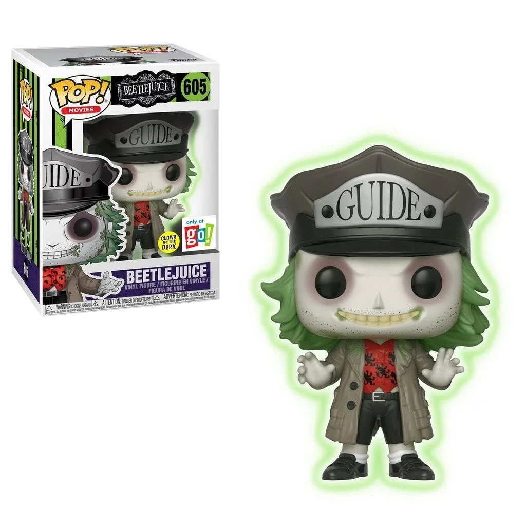 Funko POP! Movies Beetlejuice (Glow in the Dark) #605 Go! Exclusive
