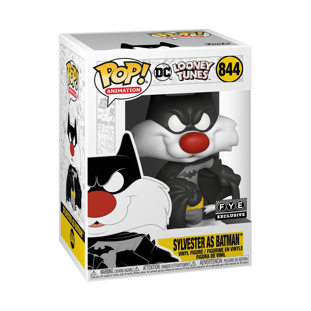 Funko POP! Looney Tunes Animation: Looney Tunes- Sylvester as Batman 844 (Exclusive) *Na zamówienie