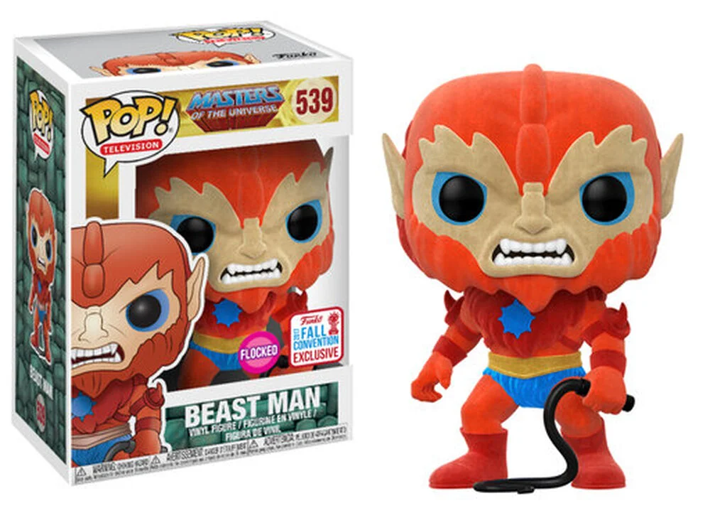 Funko POP! Masters of the Universe MOTU S2- Beast Man (FL) 539 (Flocked) *Na zamówienie