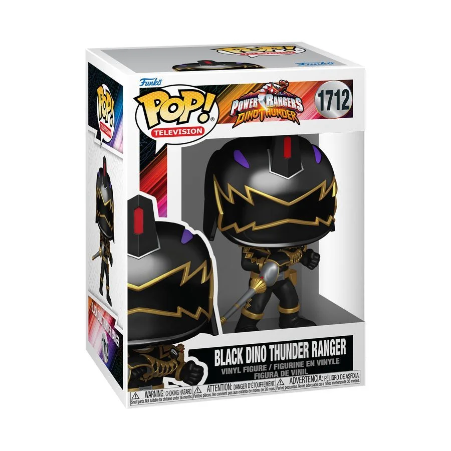 Funko POP! Power Rangers: Dino Thunder - Black Dino Thunder Ranger 1712