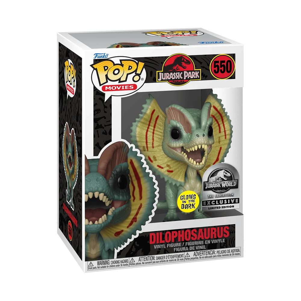 Funko POP! Jurassic Park Dilophosaurus (Glows in the Dark) 550 (Glow) *Na zamówienie