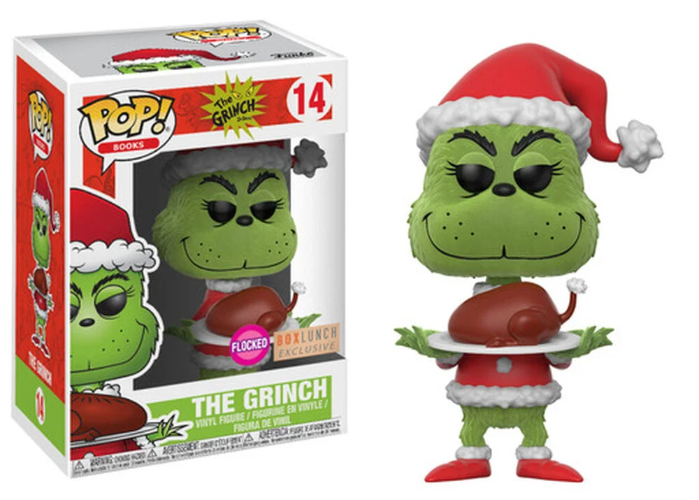 Funko POP! Dr. Seuss The Grinch w/ Roast Beast 14 (Flocked) *Na zamówienie