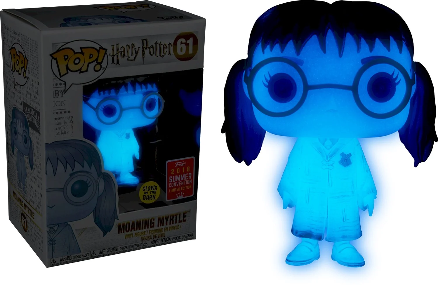 Figurka Funko POP! Harry Potter Moaninig Myrtle Glow Special Edition #61 *Na zamówienie – zdjęcie 4
