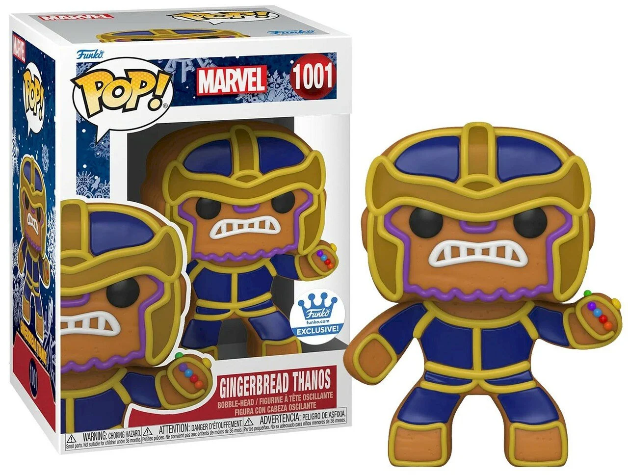 Figurka Funko POP Marvel: Holiday Gingerbread Thanos 1001 Exc