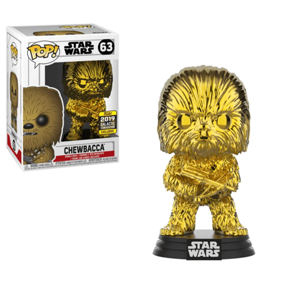 Funko POP! Star Wars Chewbacca Gold Chrome 63 (Exclusive) *Na zamówienie