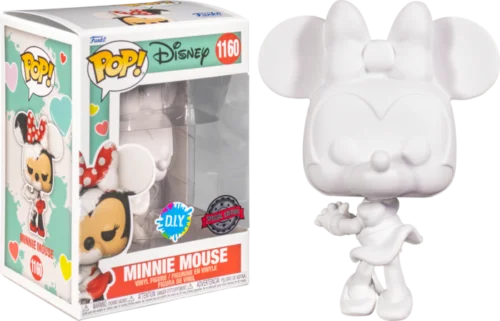 Figurka Funko POP Disney: Valentine Minnie Mouse (D.I.Y. White) 1160 Exclusive