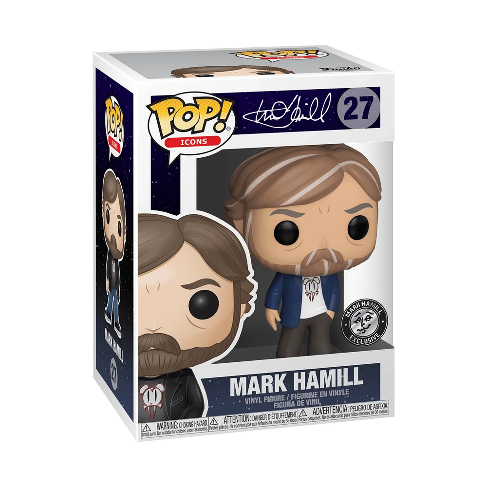 Funko POP! Mark Hamill Icons: Mark Hamill (White Shirt) 27 (Exclusive) *Na zamówienie