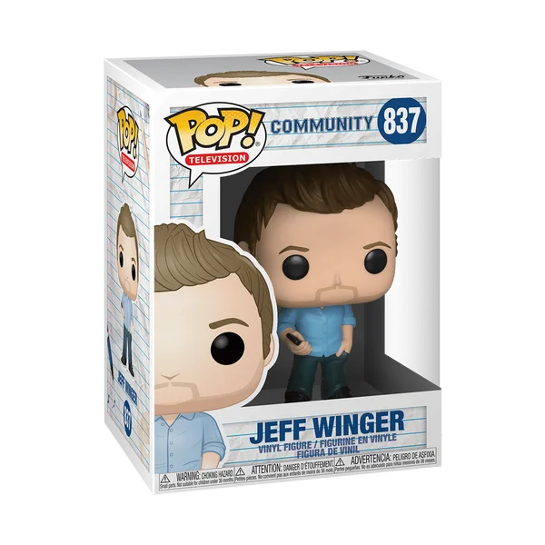 Funko POP! Community TV: Community- Jeff Winger 837 (Exclusive) *Na zamówienie