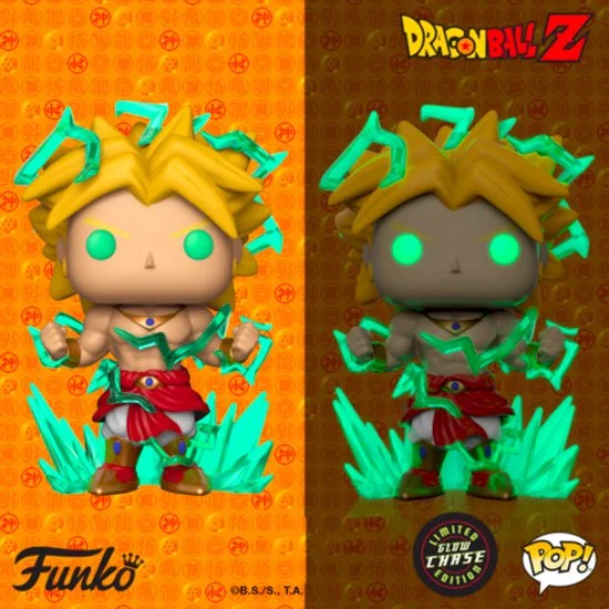 Figurka Dragon Ball Funko POP! Legendary Super Saiyan Broly 623 GLOW Chase GalacticToys Exlcusive *Na zamówienie – zdjęcie 3