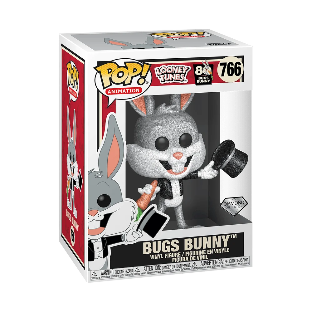 Funko POP! Looney Tunes Animation: Looney Tunes 80th- Bugs(DGLT) 766 (Diamond Collection) *Na zamówienie