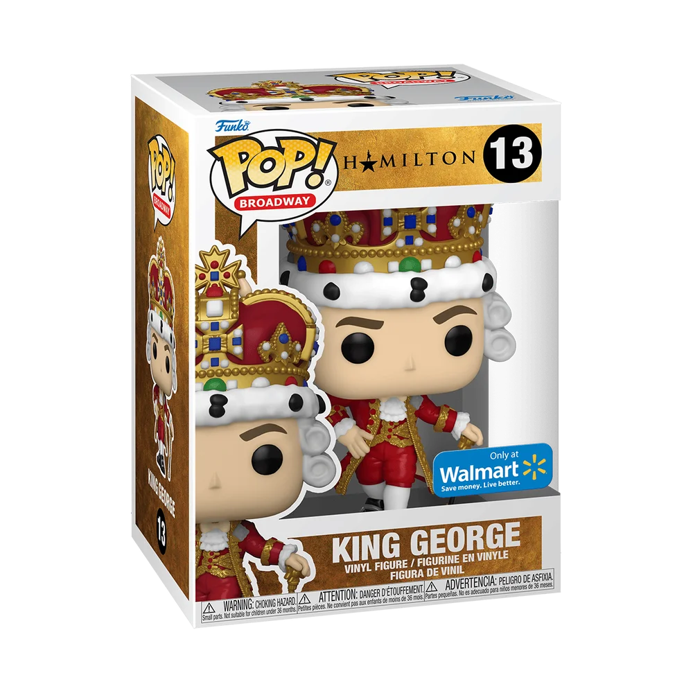 Funko POP! Hamilton King George (Red) 13 (Exclusive) *Na zamówienie