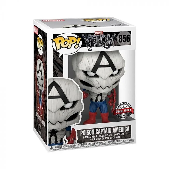 Figurka Funko POP! Venom Poison Captain America Special Edition #856 – zdjęcie 2