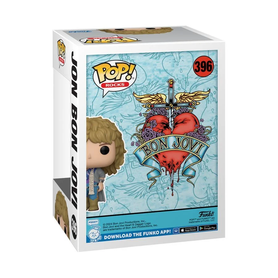 Funko POP! Bon Jovi - Jon Bon Jovi 396