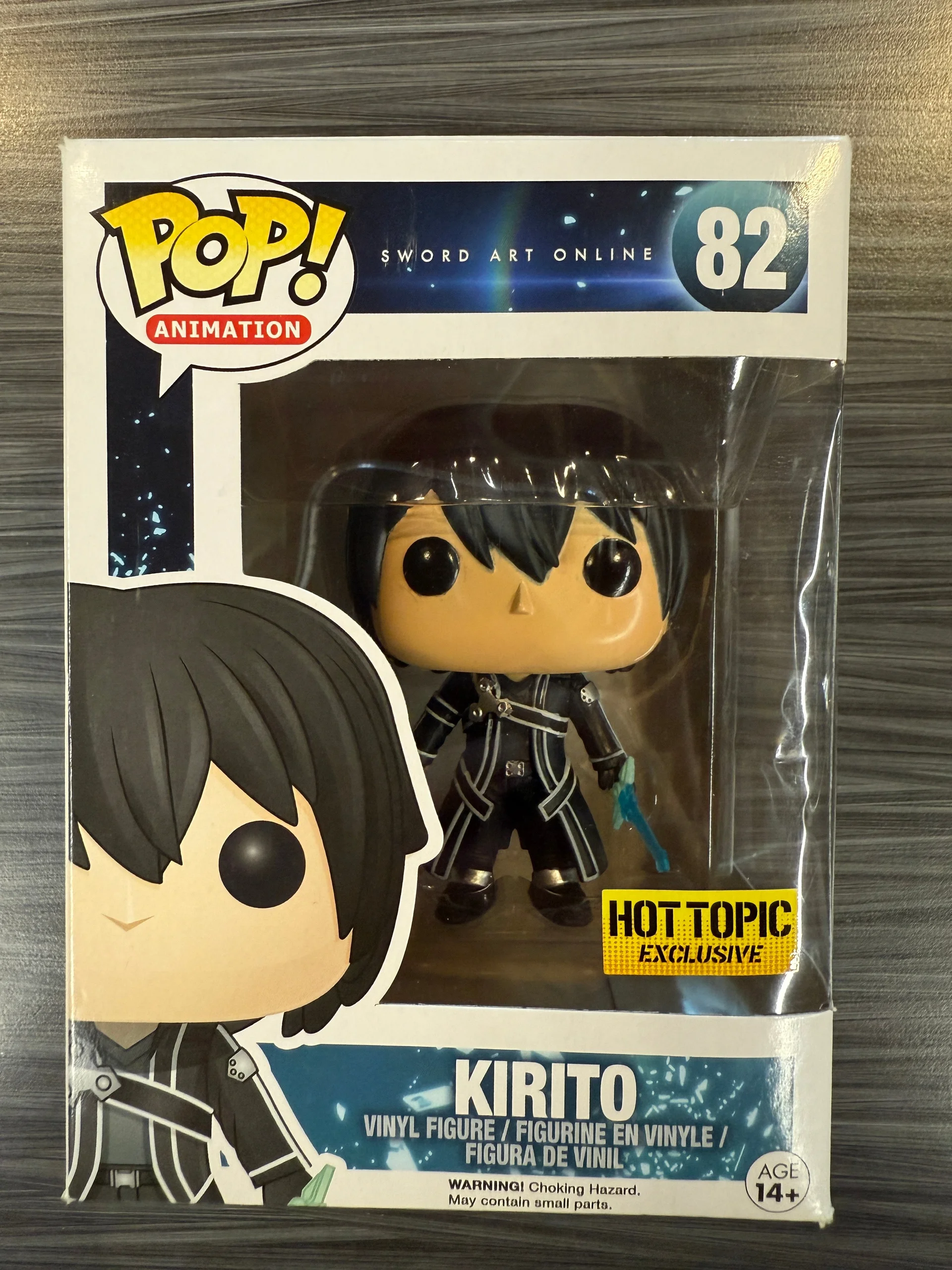 Figurka Funko POP! Animation Sword Art Online - Kirito (Hot Topic) #82 *Na zamówienie – zdjęcie 2