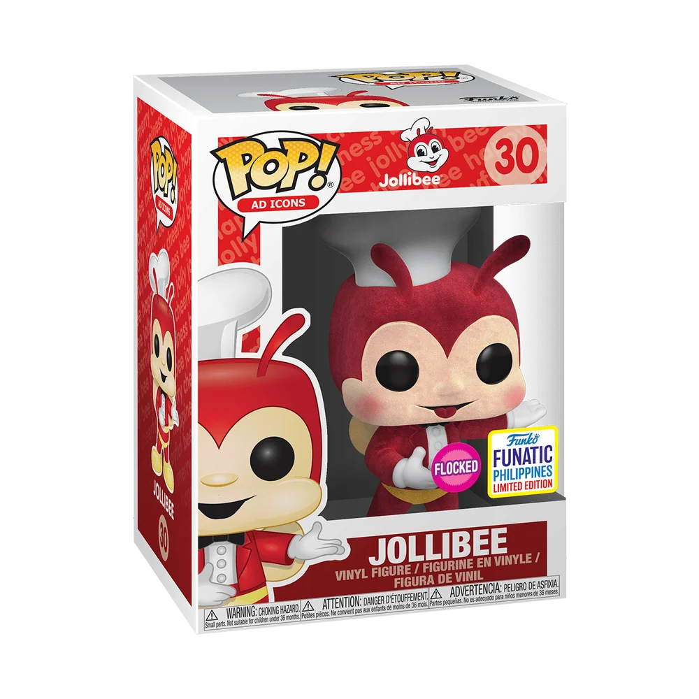 Funko POP! Jollibee Ad Icons: Jollibee (FL) 30 (Flocked) *Na zamówienie