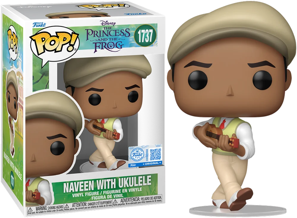 Figurka Funko POP! The Princess and the Frog - Naveen with Ukulele Special Edition #1737