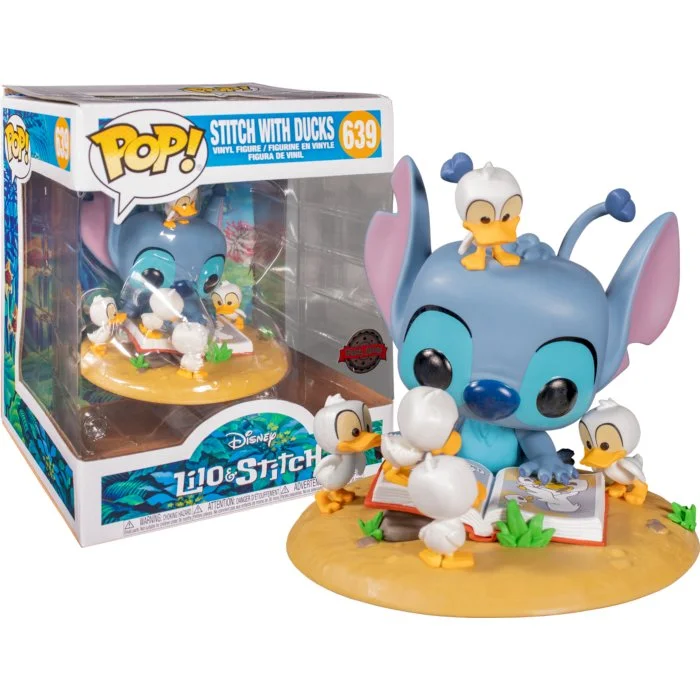 Figurka Funko POP Lilo & Stitch: Stitch with Ducks 639 Exclusive* Na zamówienie – zdjęcie 3