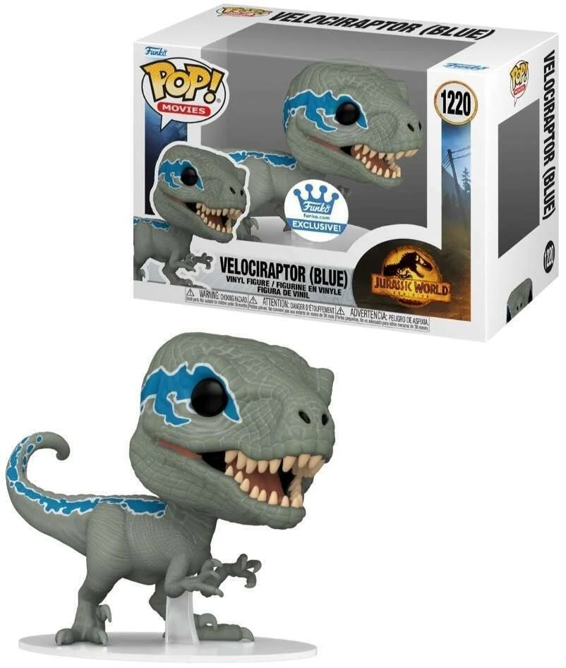 Figurka Funko Pop! Movies: Jurassic World Dominion - Velociraptor (Blue)(Funko) #1220* Na zamówienie