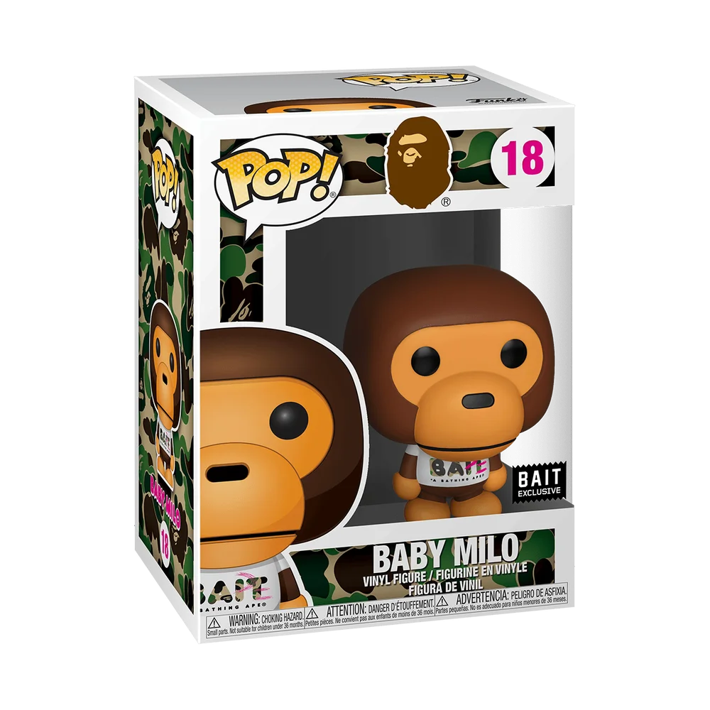 Funko POP! Bape Ape Vinyl Figure: Bape Ape -Baby Milo w/ T-shirt 18 (Exclusive) *Na zamówienie