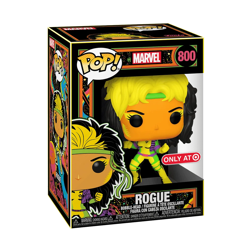 Funko POP! Marvel Marvel: X-Men Classic- Rogue(Blacklight) 800 (Exclusive) *Na zamówienie