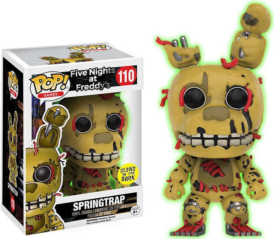 Funko POP! Five Nights at Freddy’s Springtrap Glow in the Dark #110