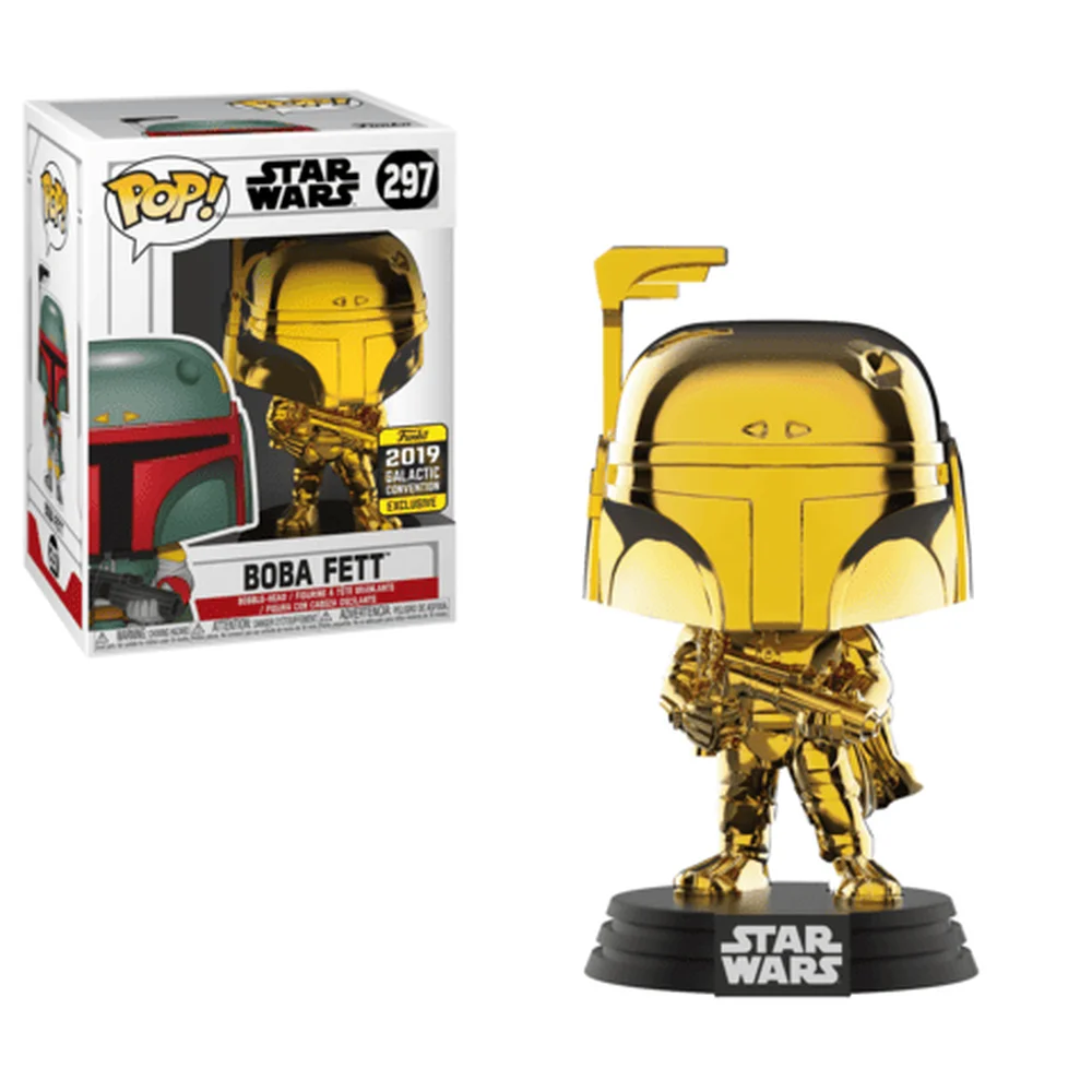Funko POP! Star Wars Boba Fett Gold Chrome 297 (Exclusive) *Na zamówienie