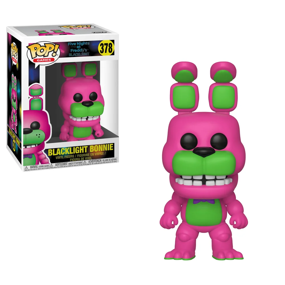 Funko POP! Five Nights at Freddy's FNAF Black Light-Bonnie 378 (Exclusive) *Na zamówienie