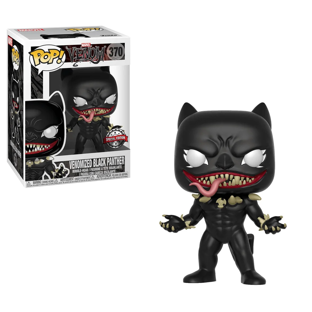 Funko POP! Marvel Venom- Venom/Black Panther 370 (Exclusive) *Na zamówienie