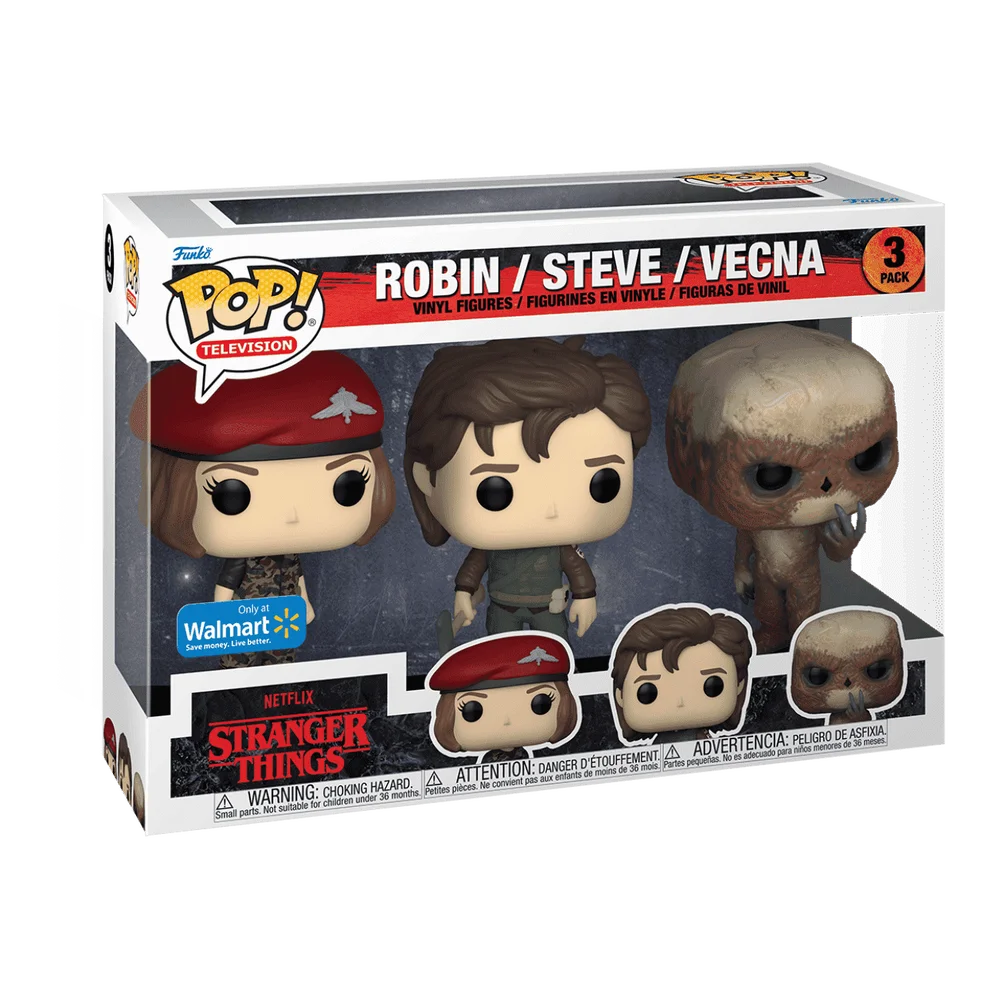 Funko POP! Stranger Things Robin / Steve / Vecna - 3 Pack (Exclusive) *Na zamówienie