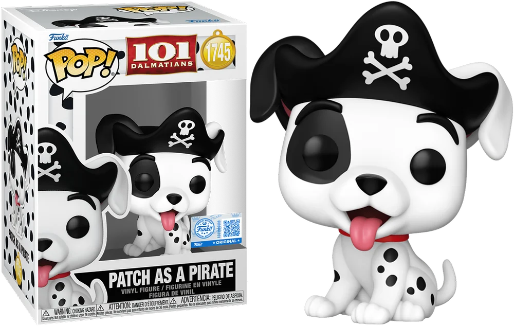 Figurka Funko POP! 101 Dalmatians - Patch as a Pirate #1745 Special Edition