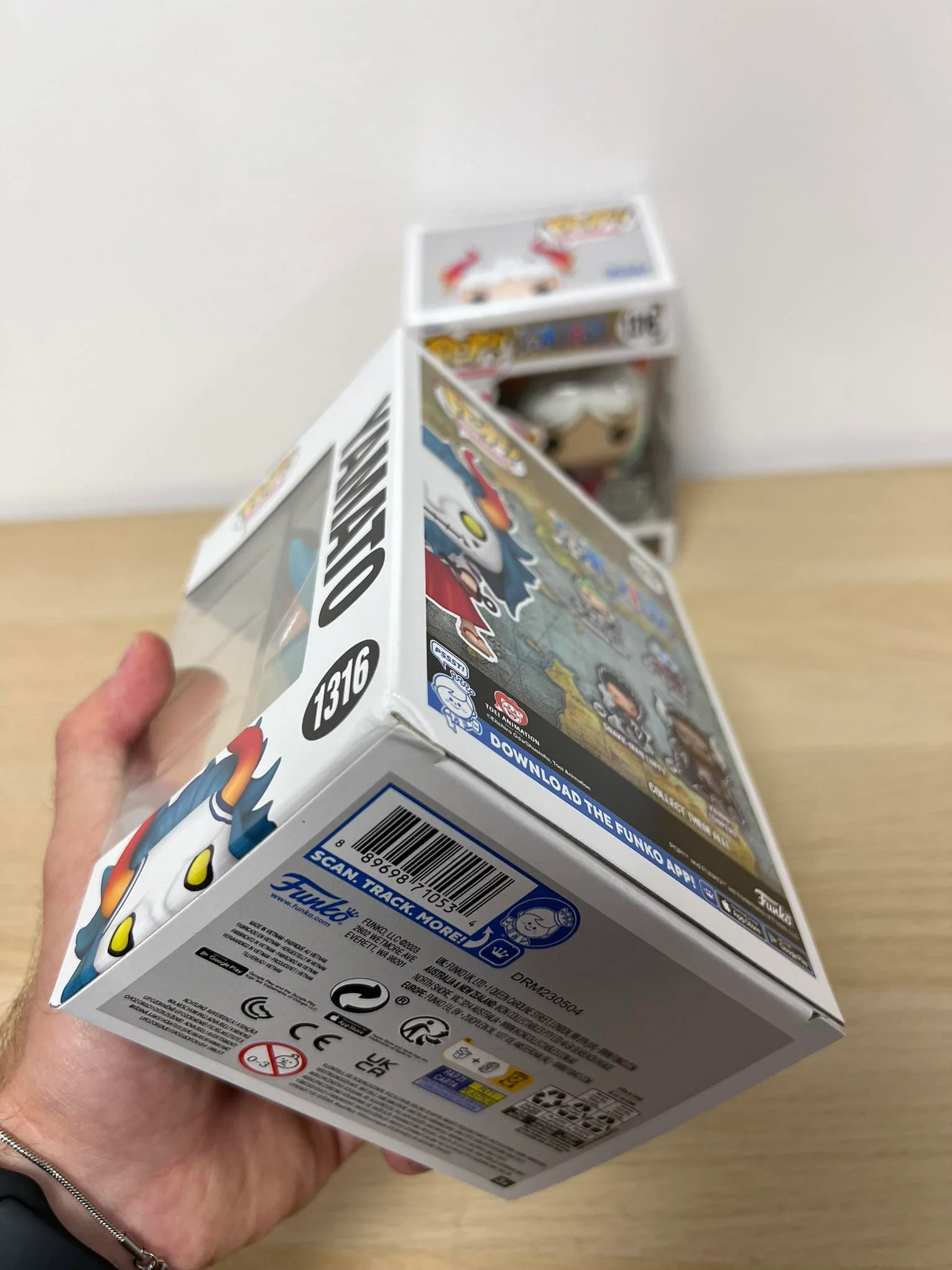 Figurka Funko POP! One Piece Yamato  Exclusive 1316 Chase ( lekko uszkodzony kant pudełka)  *Na zamówienie – zdjęcie 3