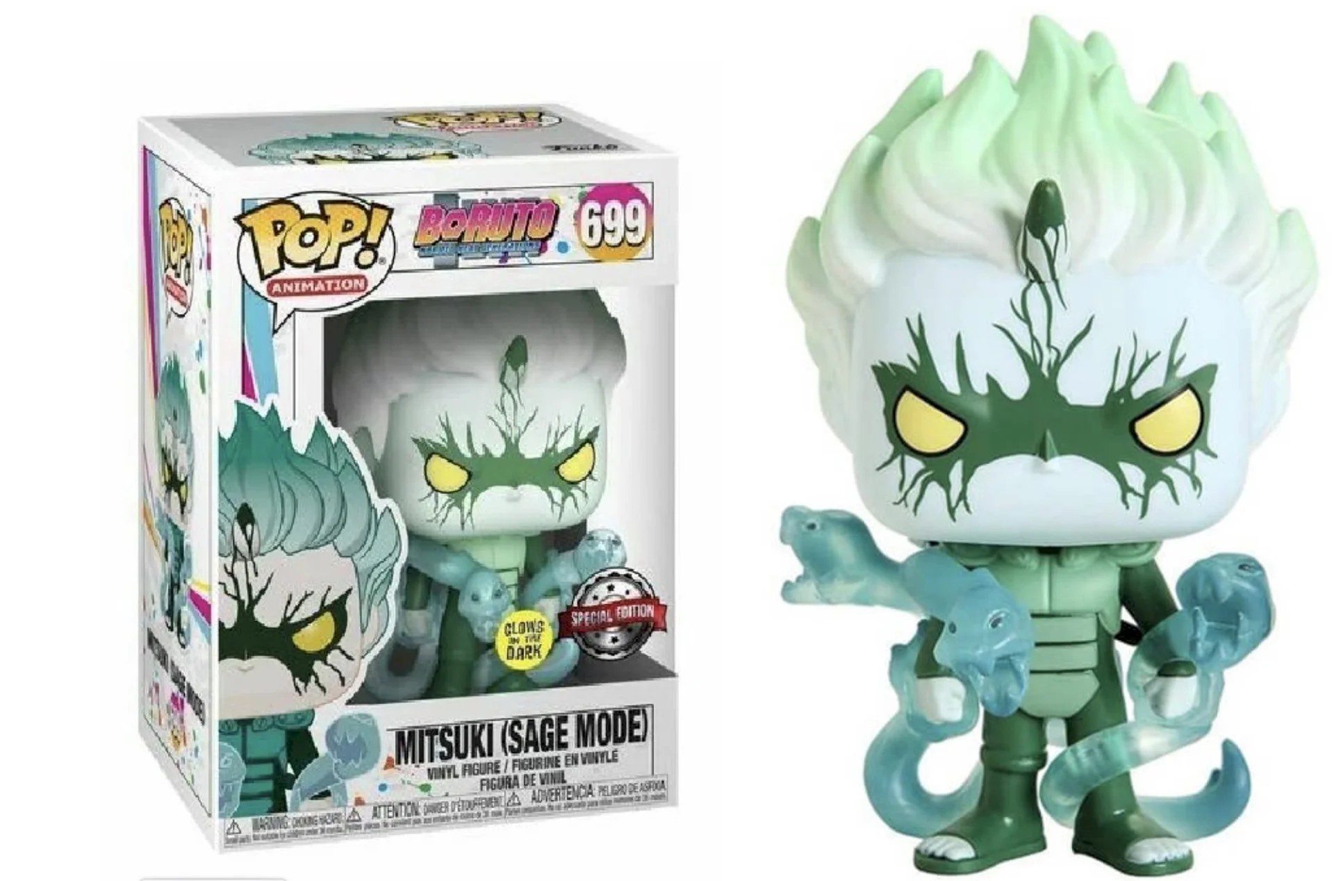 Figurka Funko pop Boruto: Mitsuki (Sage Mode) 699 Glow Exclusive