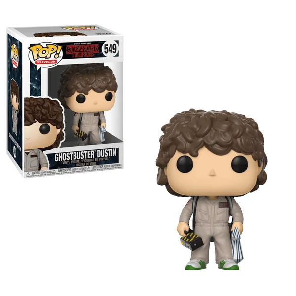 Funko POP! Stranger Things ST S3 - Dustin Ghostbusters 549 (Exclusive) *Na zamówienie